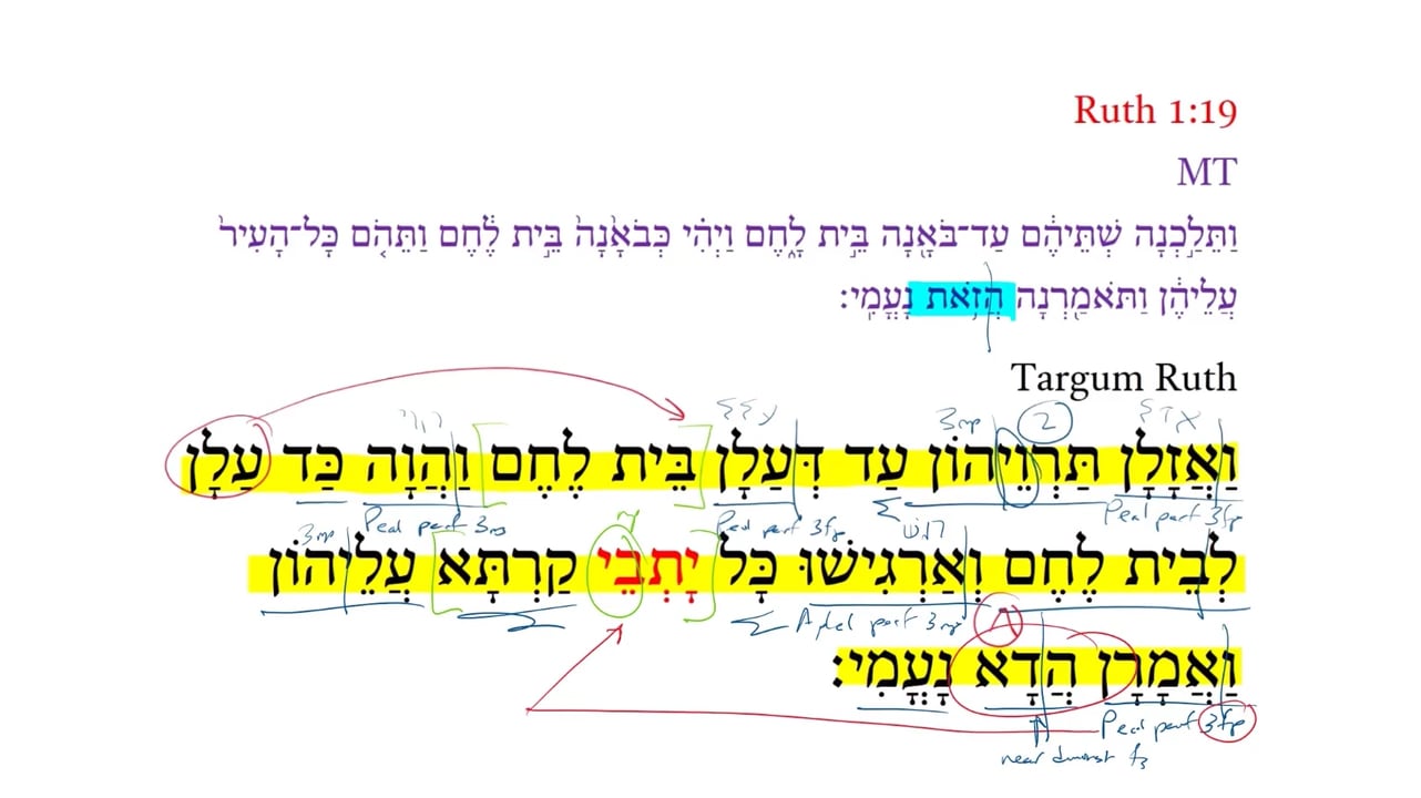 TR Ruth 1:19b