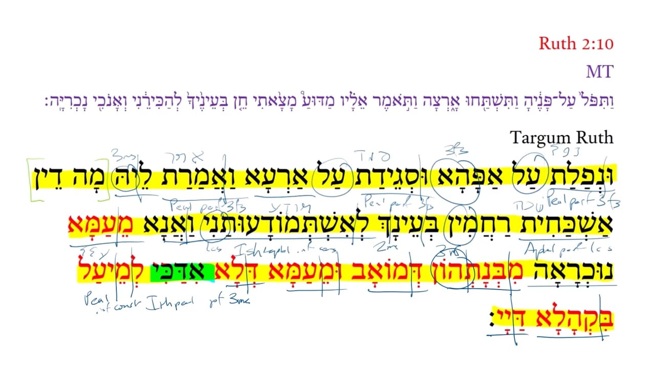 TR Ruth 2:10b