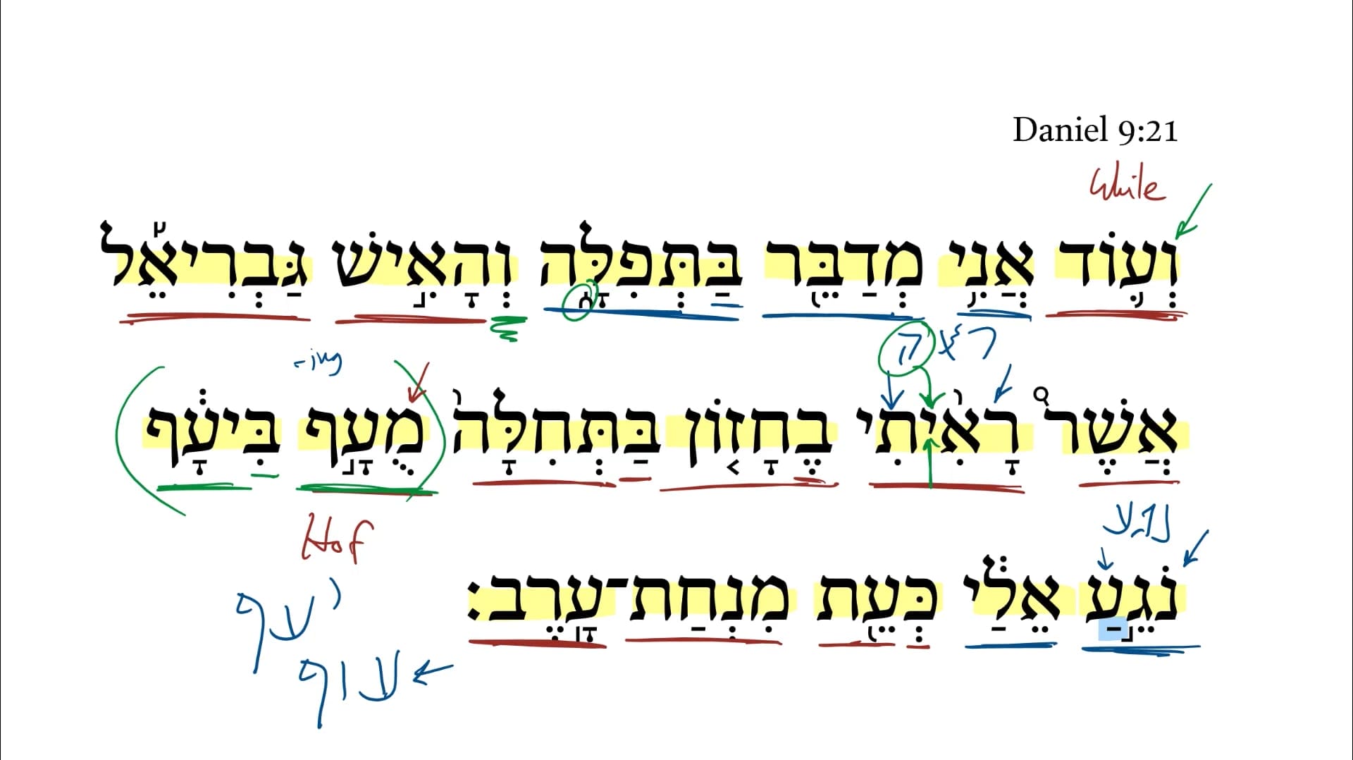 Daniel 9:21