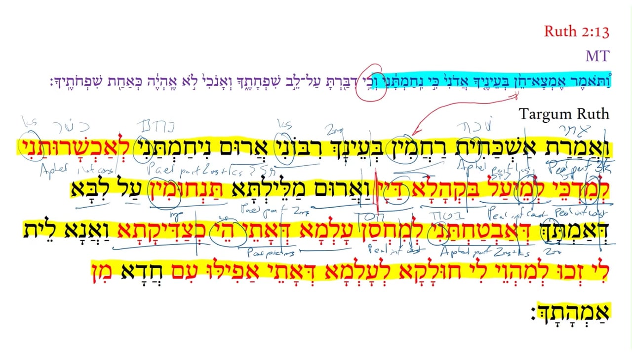 TR Ruth 2:13b