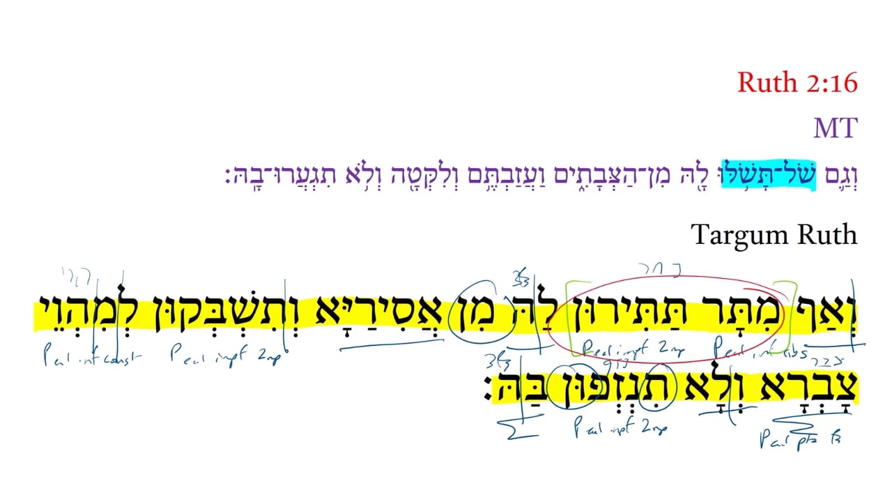 TR Ruth 2:16