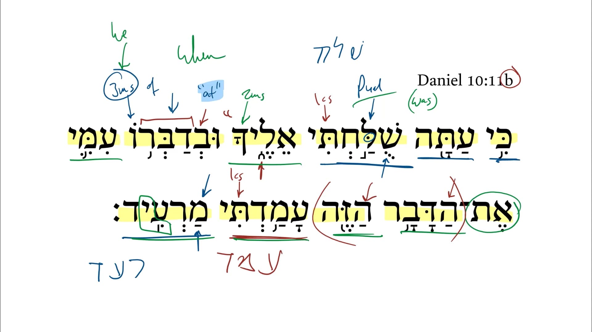 Daniel 10:11b