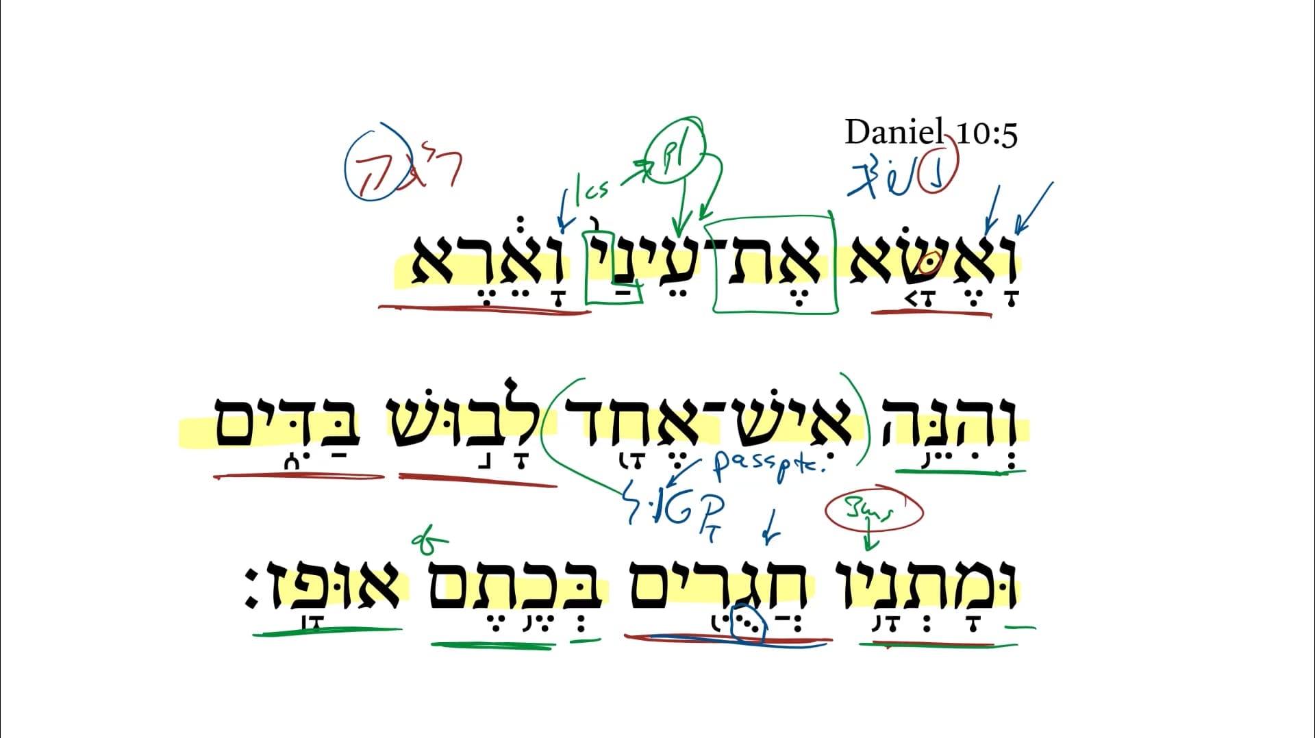 Daniel 10:5