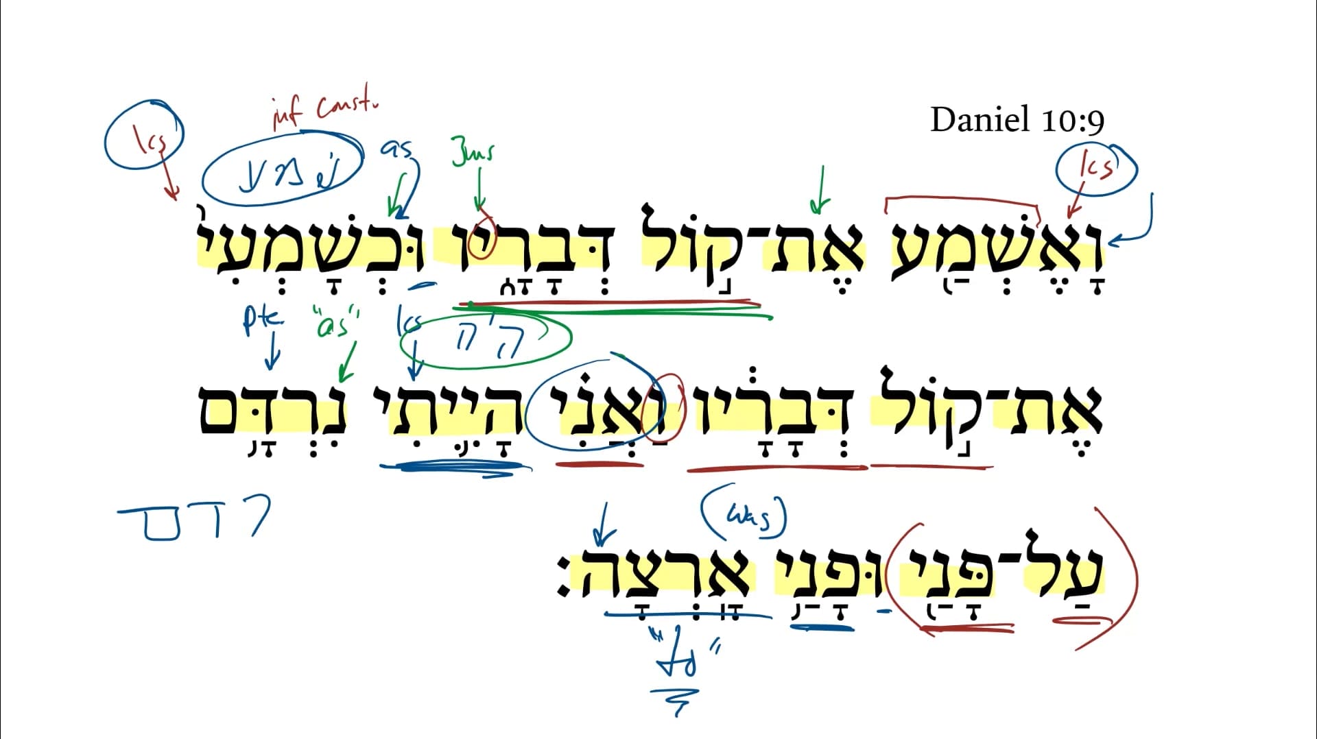 Daniel 10:9