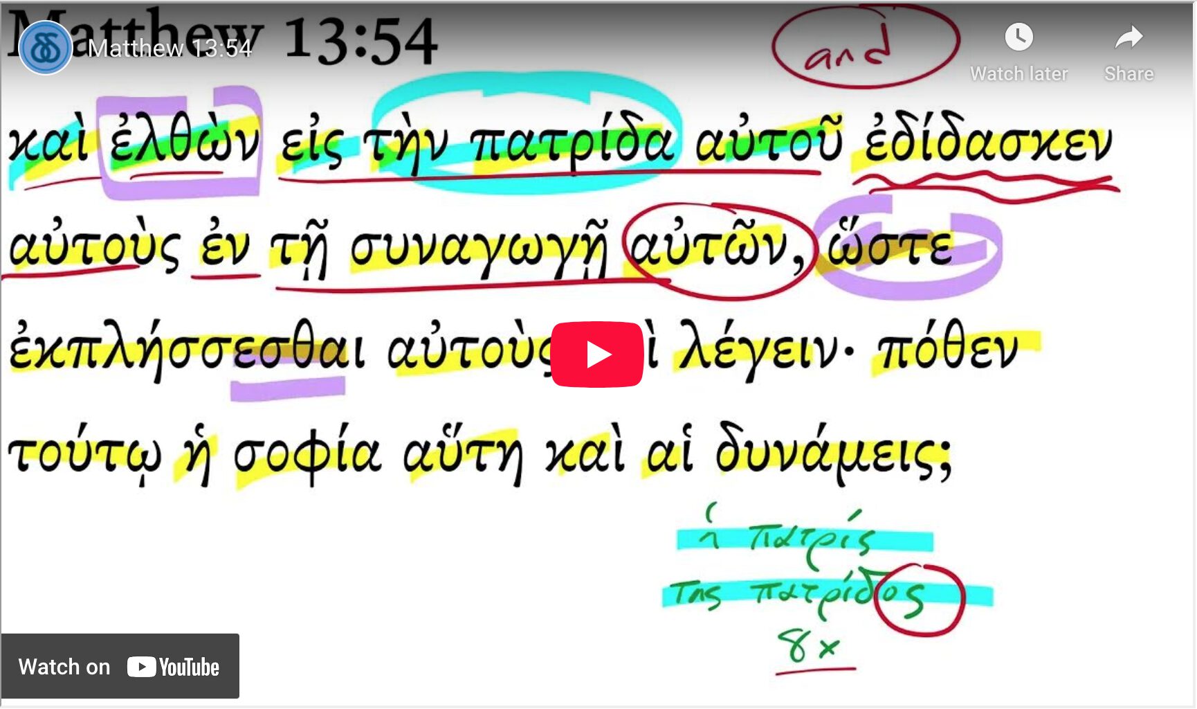 Matthew 13:54
