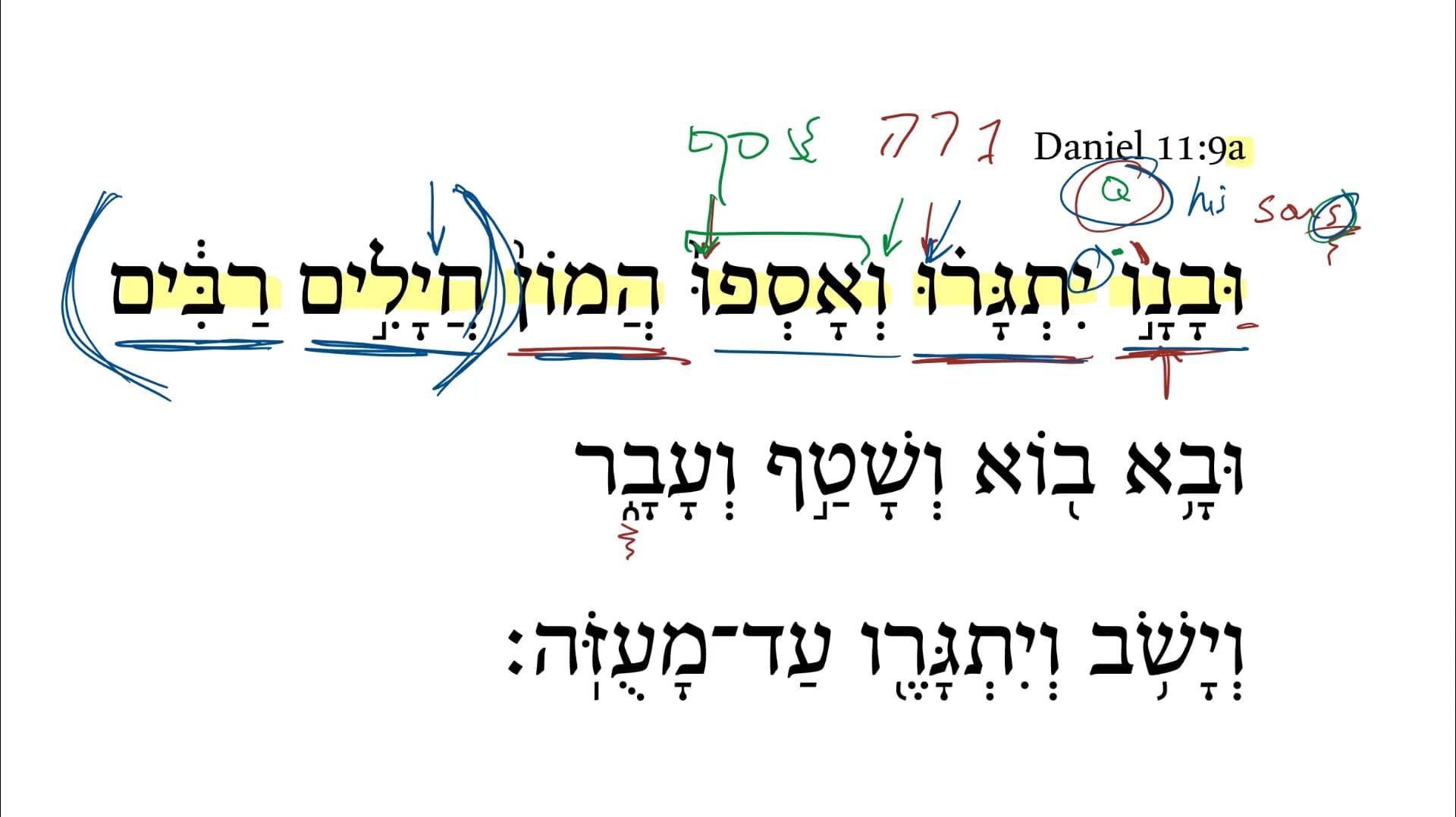 Daniel 11:10a