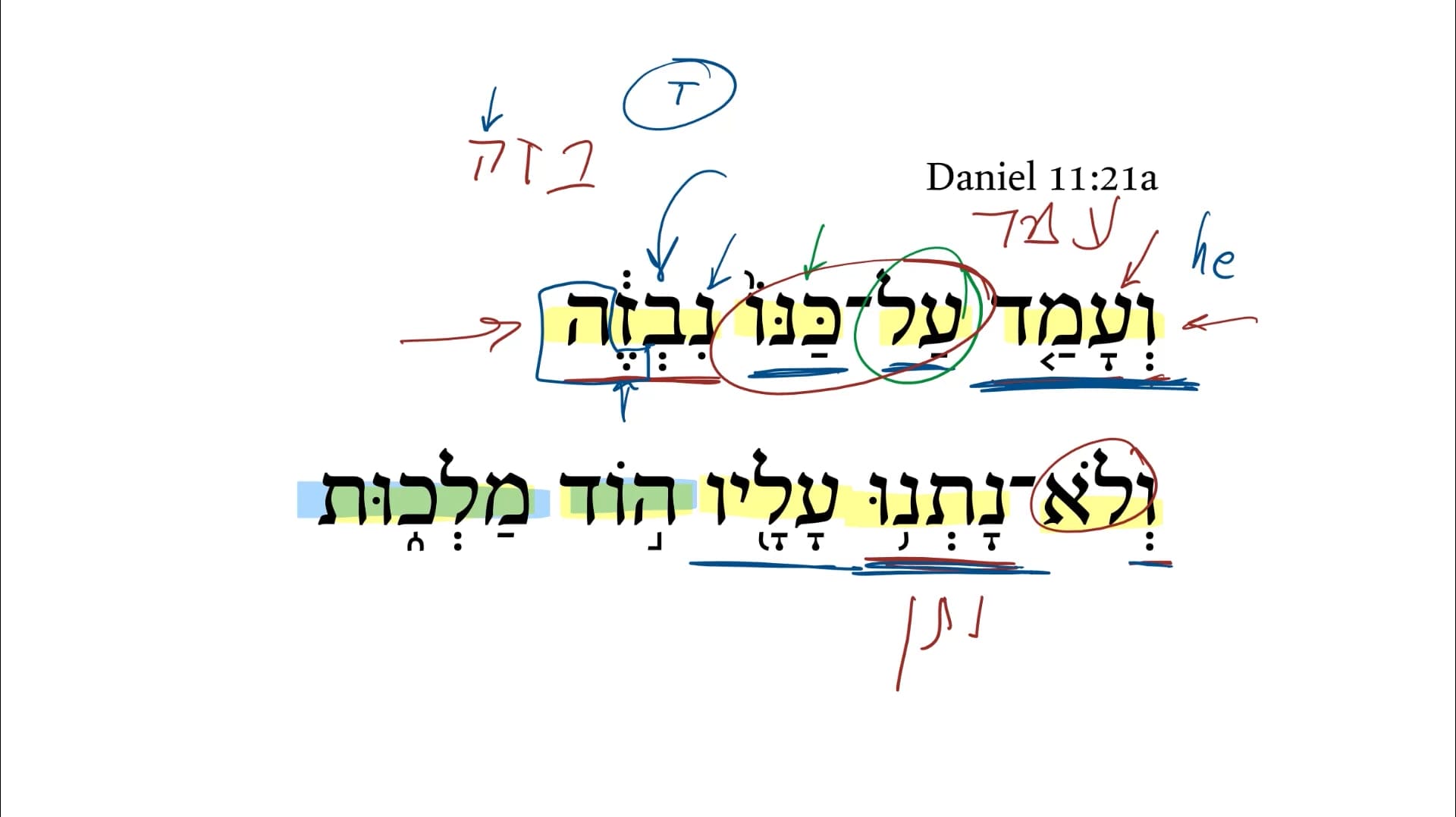 Daniel 11:21a