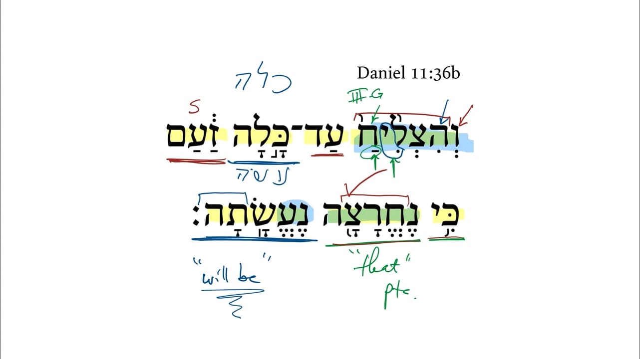 Daniel 11:36b