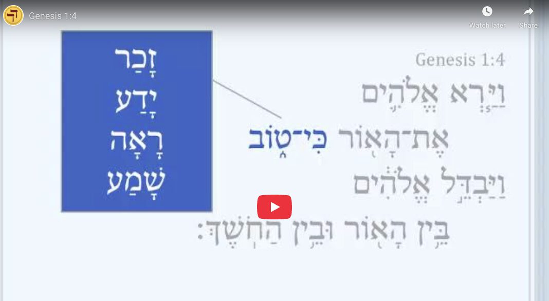 Genesis 1:4