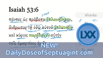 Isaiah 53:6 Septuagint