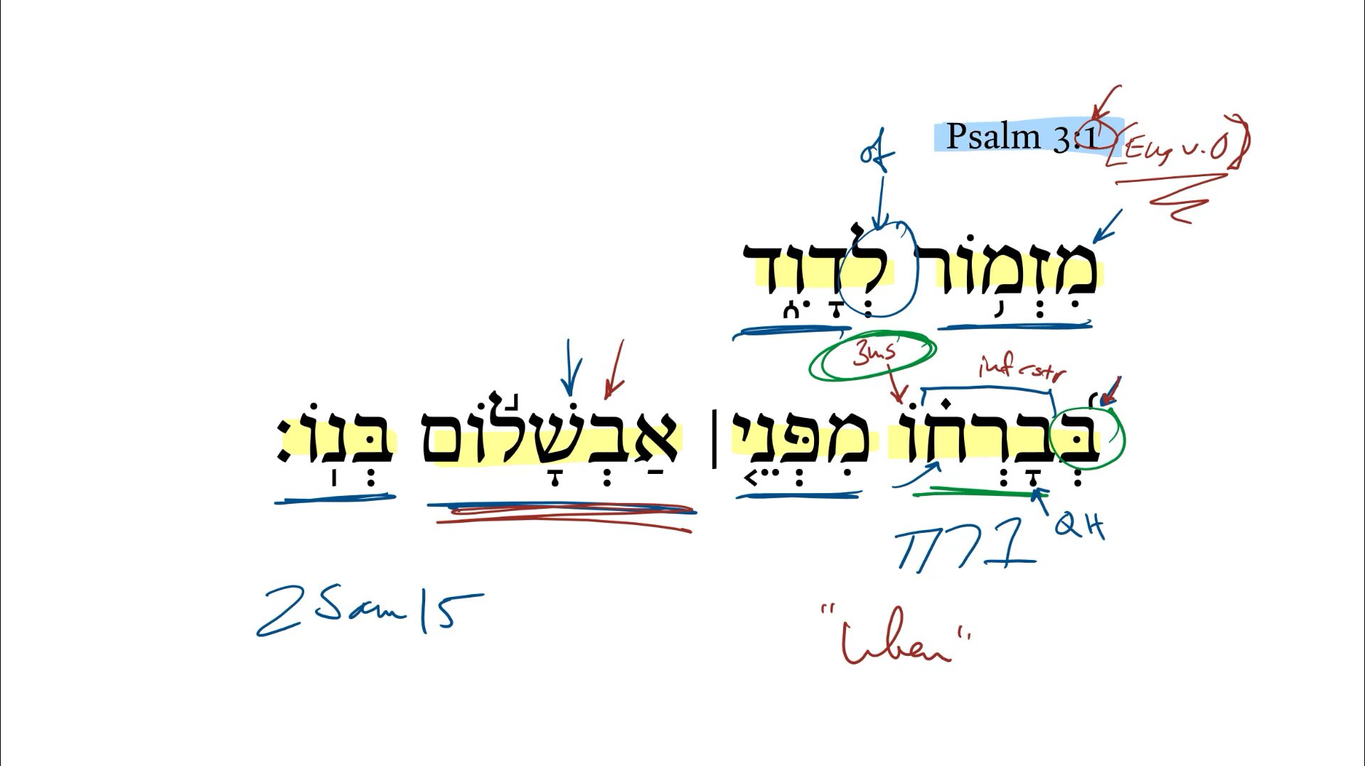 Psalm 3:1