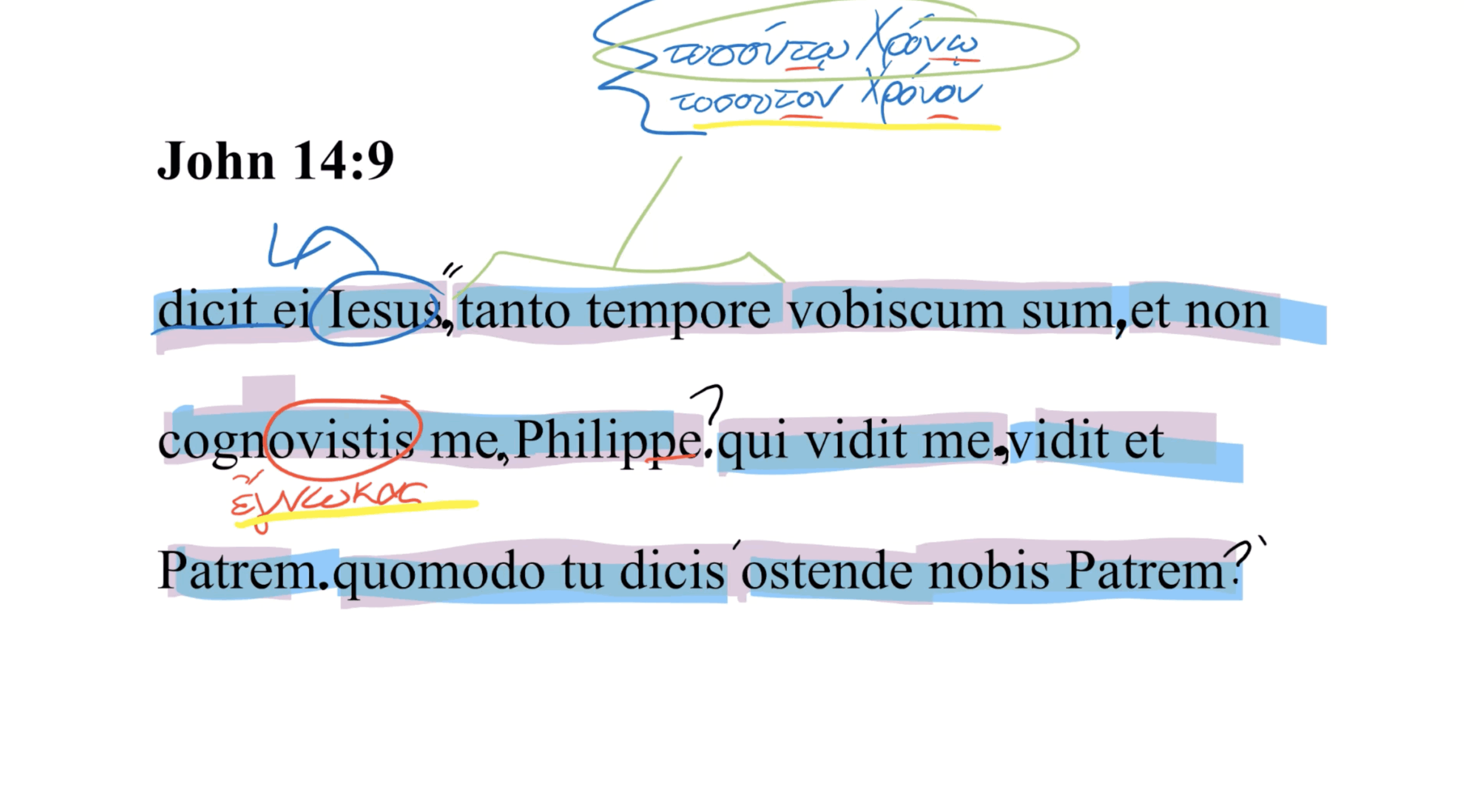 John 14:9 Latin Vulgate