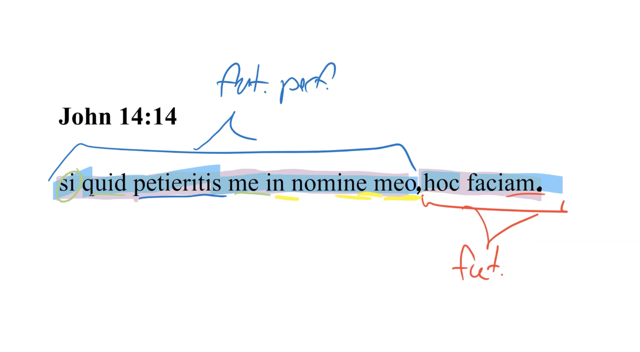 John 14:14 Latin Vulgate