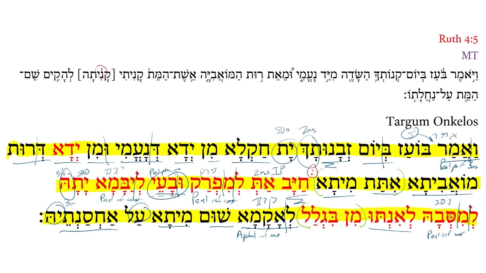 TR Ruth 4:5b