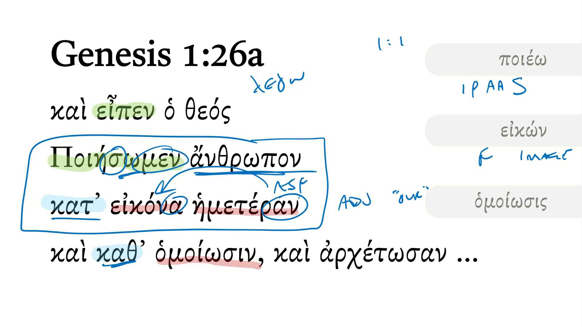 Genesis 1:26 Septuagint