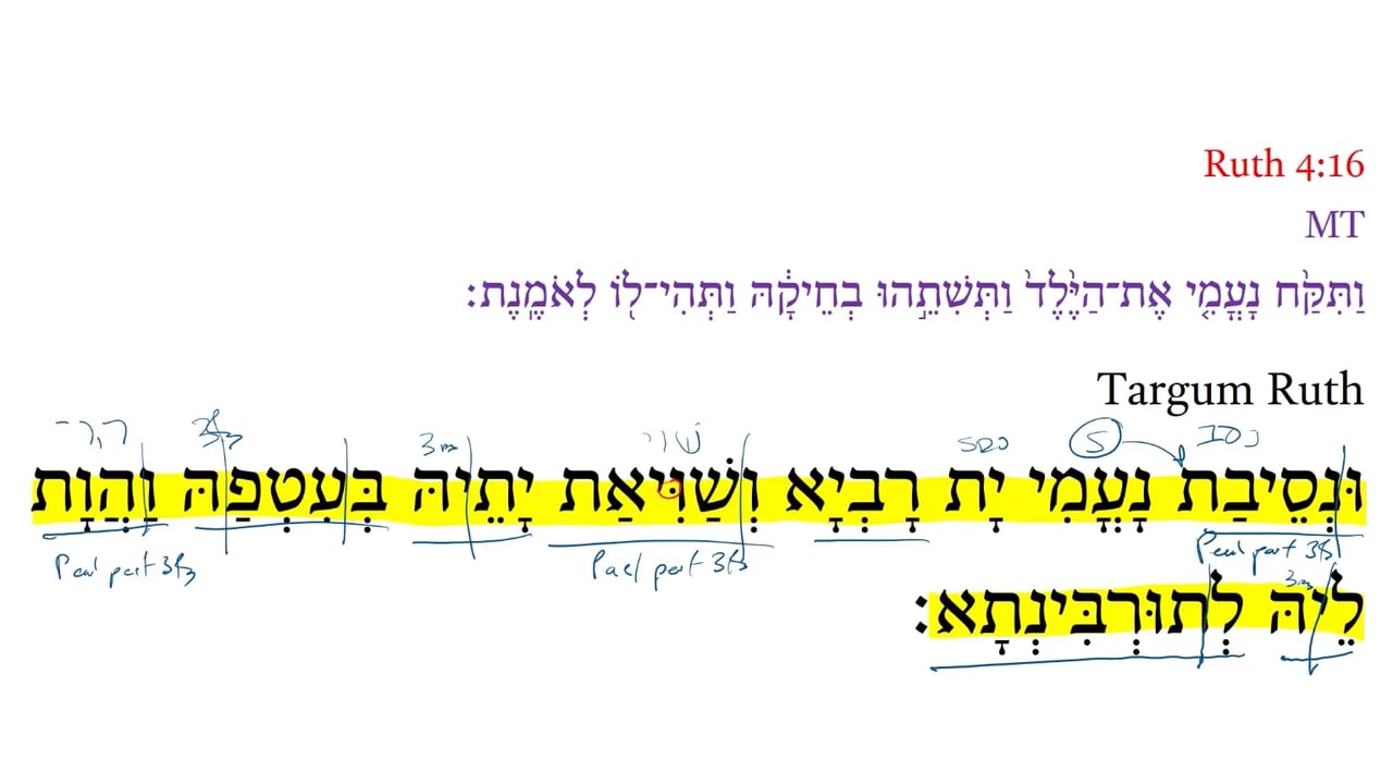 TR Ruth 4:16