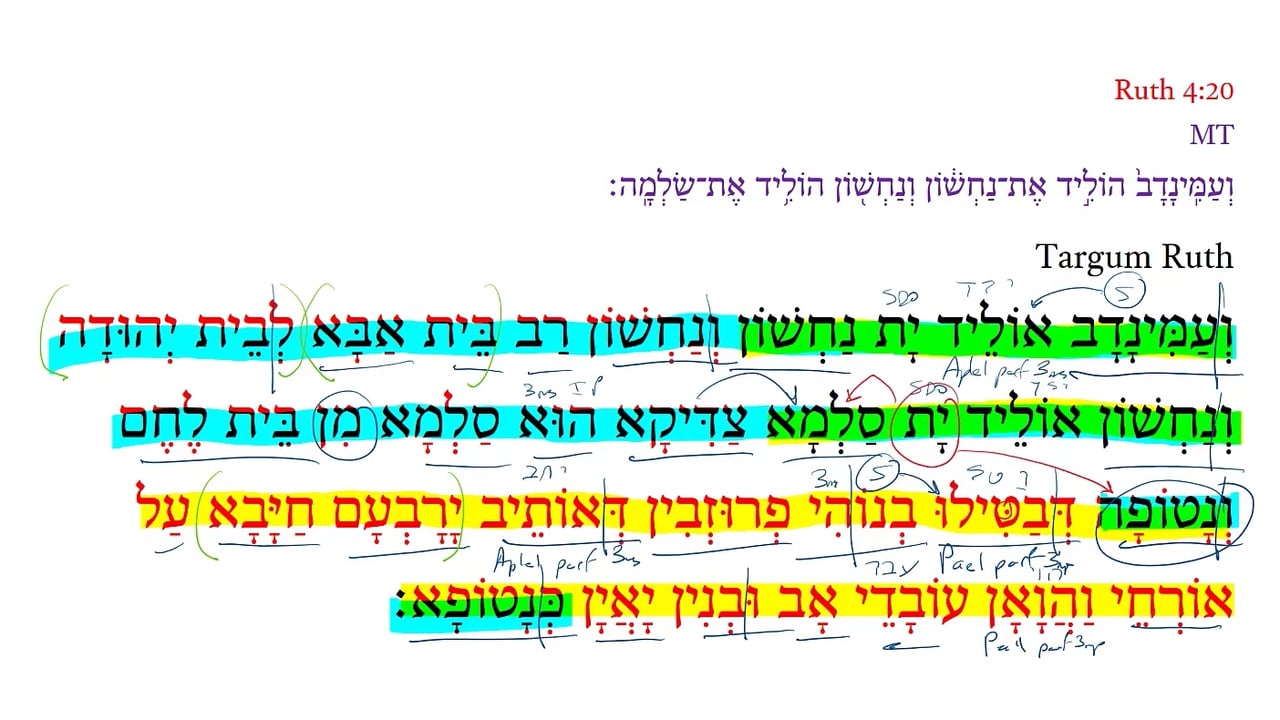 TR Ruth 4:20c