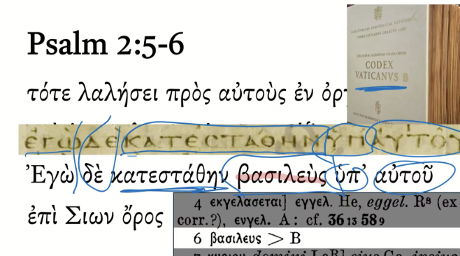 Psalm 2:5–6 Septuagint