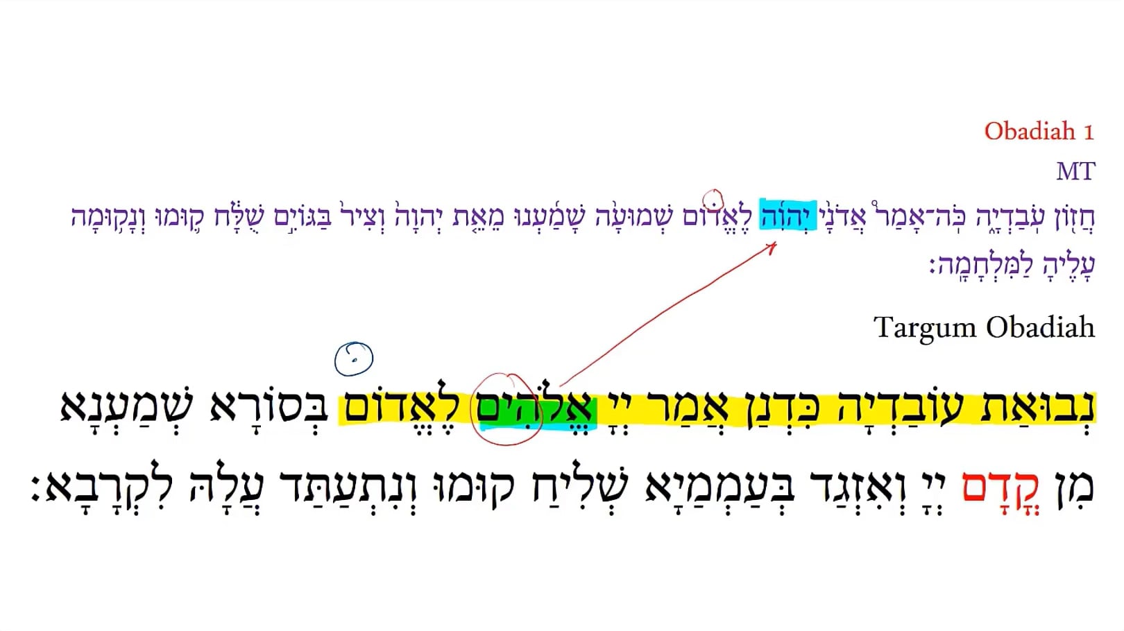 TOb Obadiah 1a