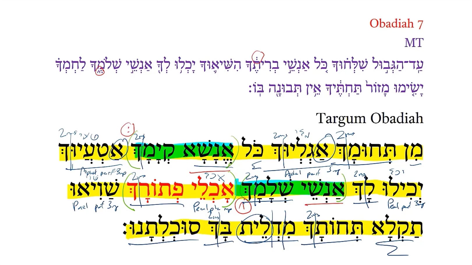 TOb Obadiah 7c