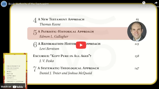 Book: Authority of the Septuagint