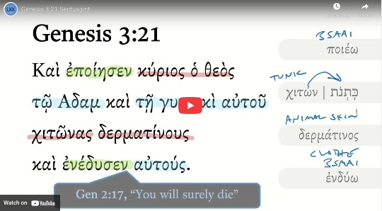Genesis 3:21 Septuagint