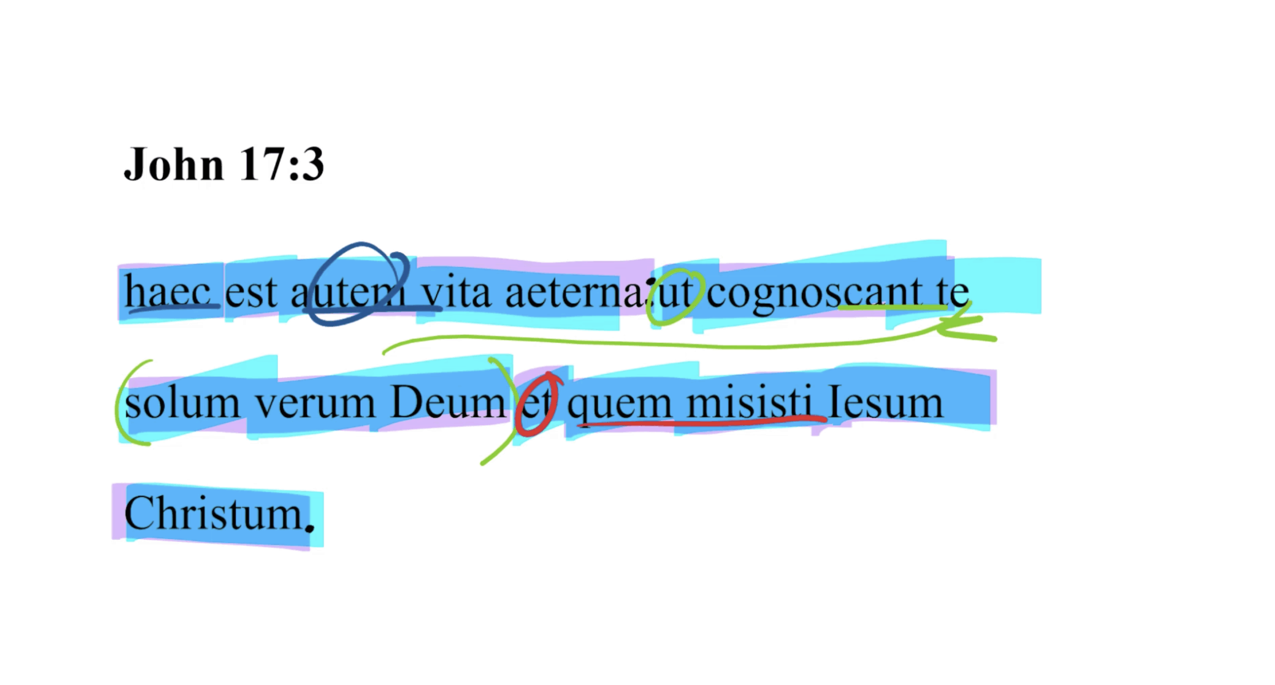 John 17:3 Latin Vulgate