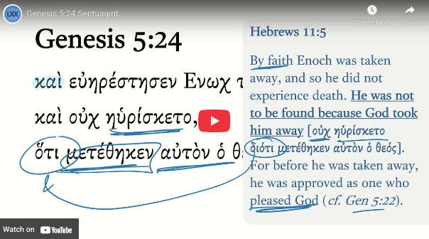 Genesis 5:24 Septuagint