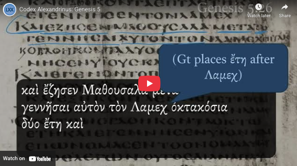 Codex Alexandrinus: Genesis 5