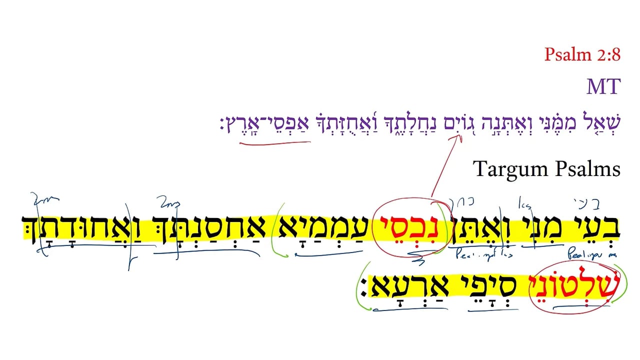 Targum Psalm 2:8