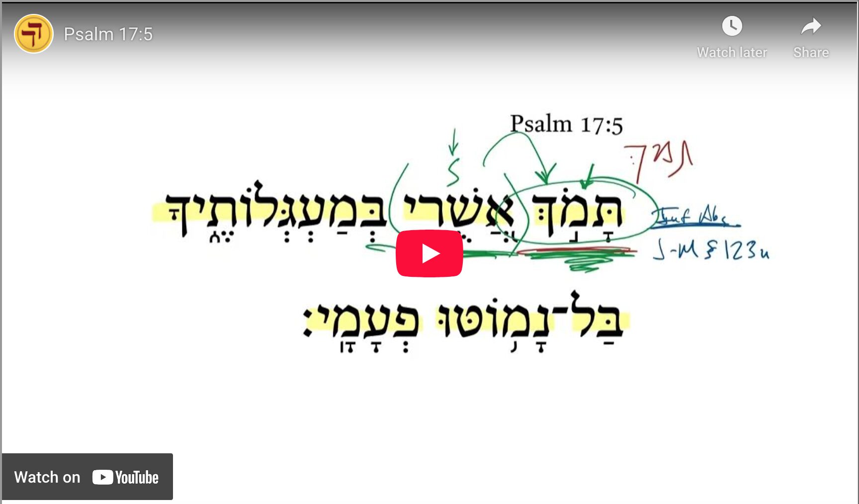 Psalm 17:5
