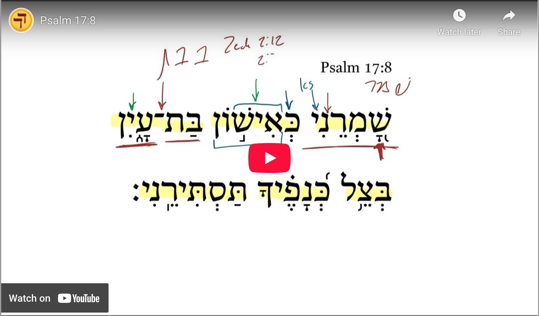 Psalm 17:8