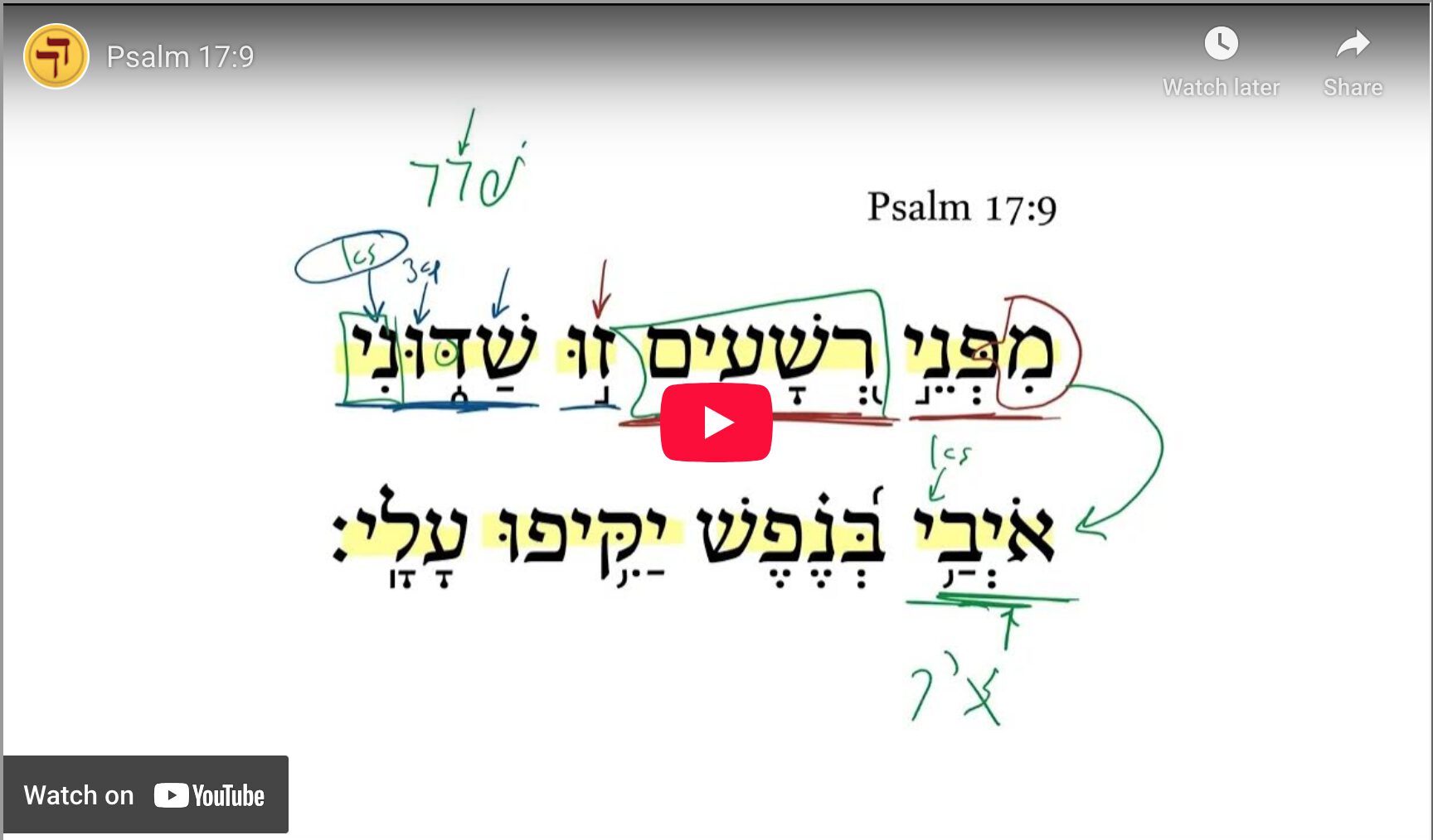 Psalm 17:9