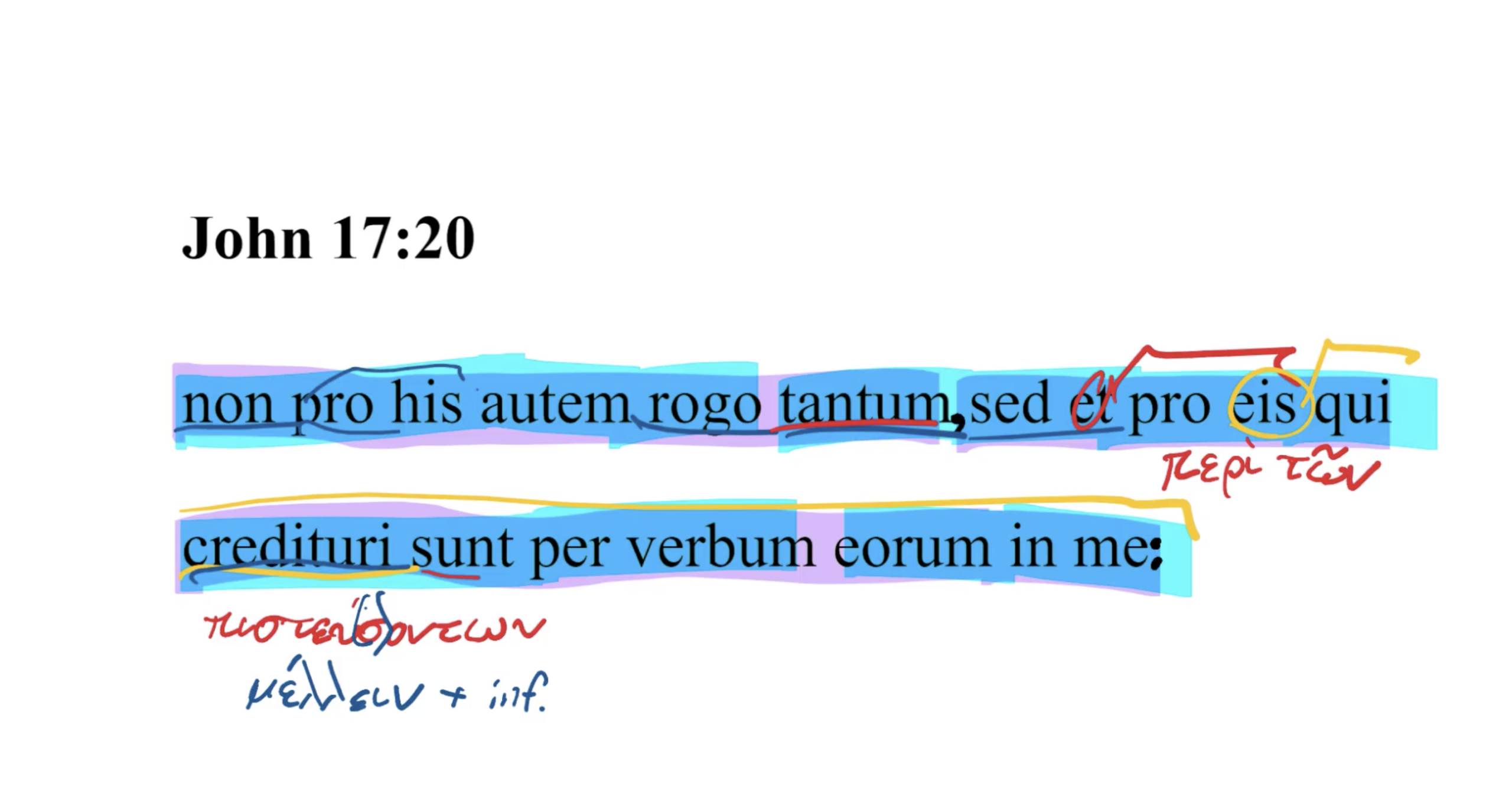 John 17:20 Latin Vulgate