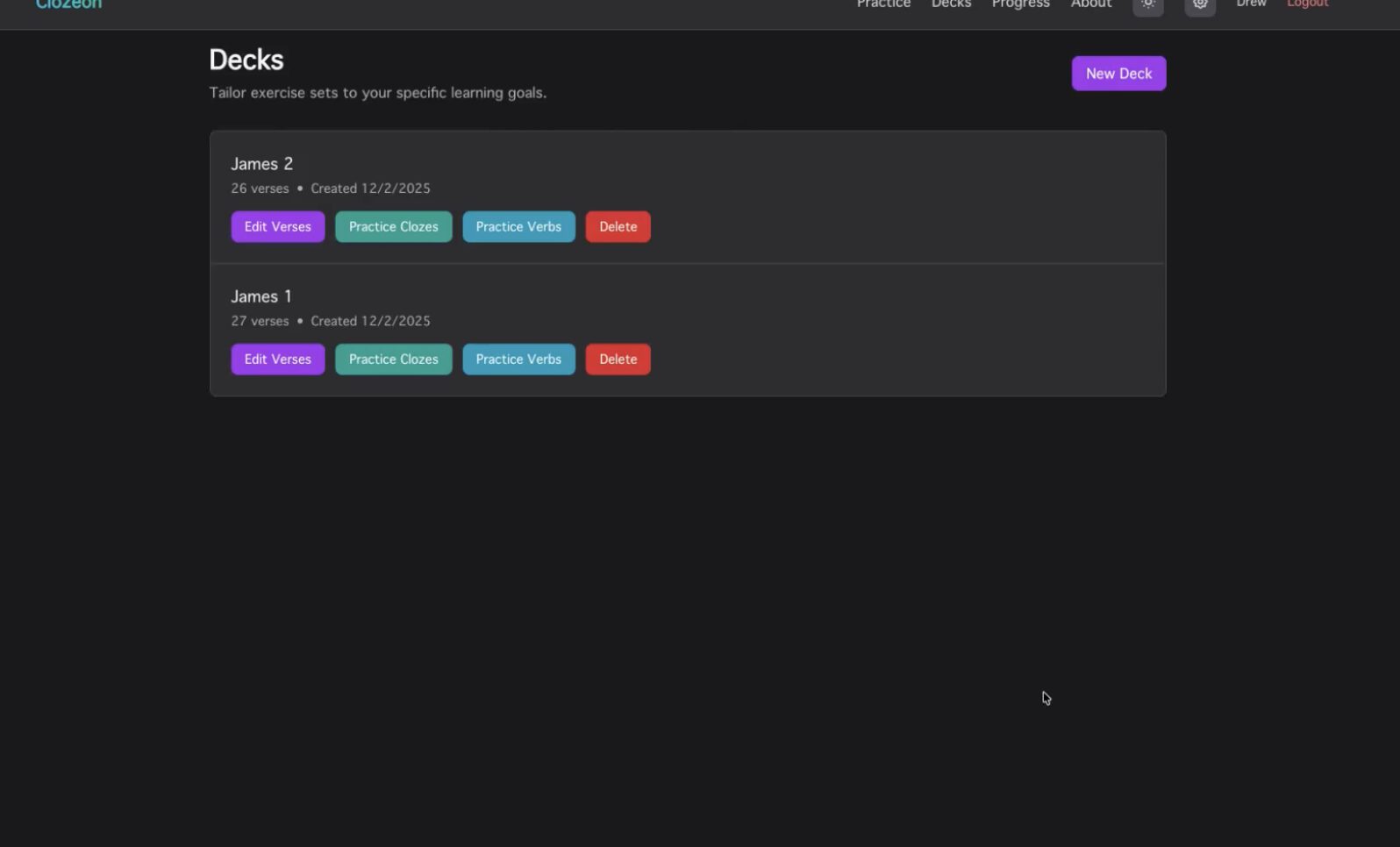 FREE Web app to study the GNT