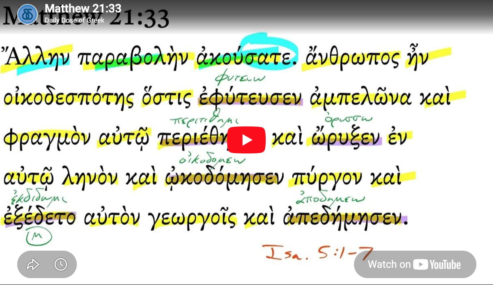 Matthew 21:33