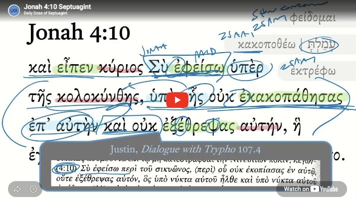 Jonah 4:10 Septuagint