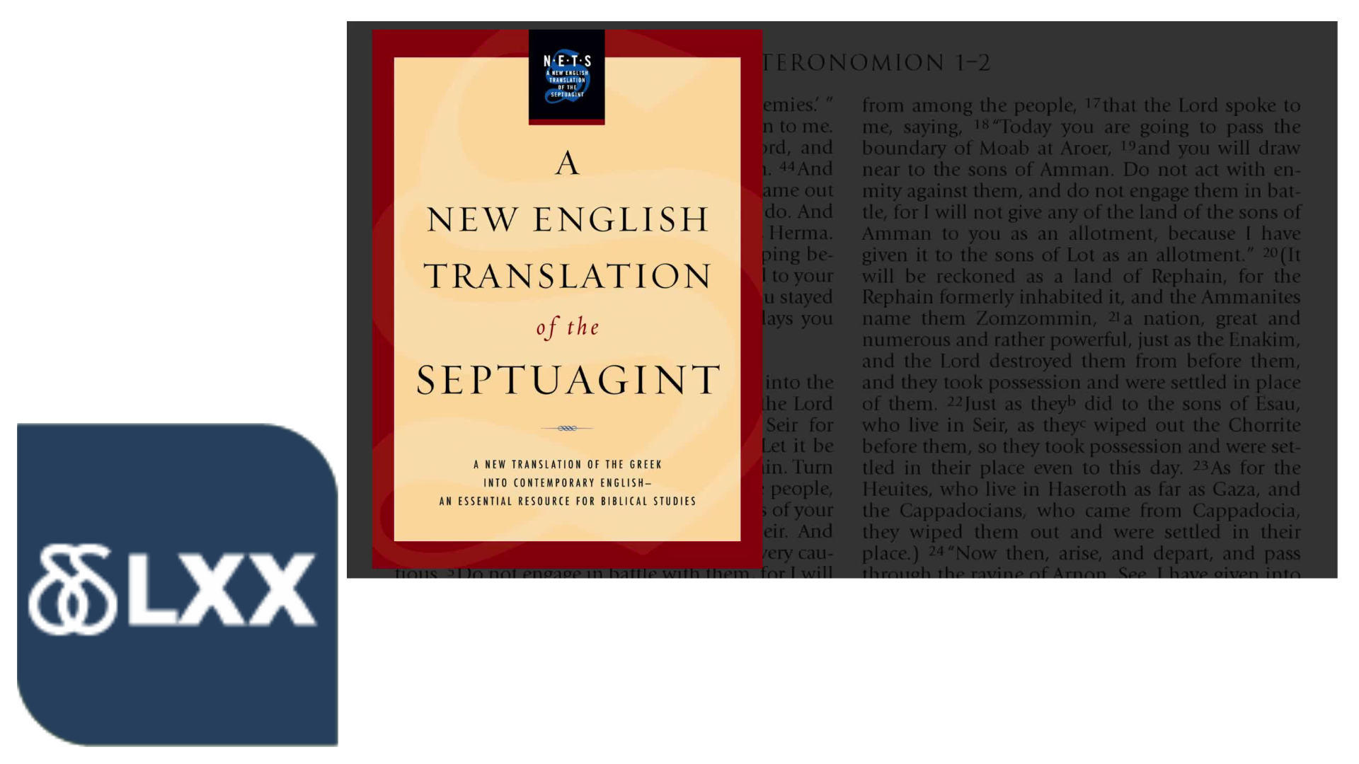 Translating the Septuagint Translation Part 1: NETS