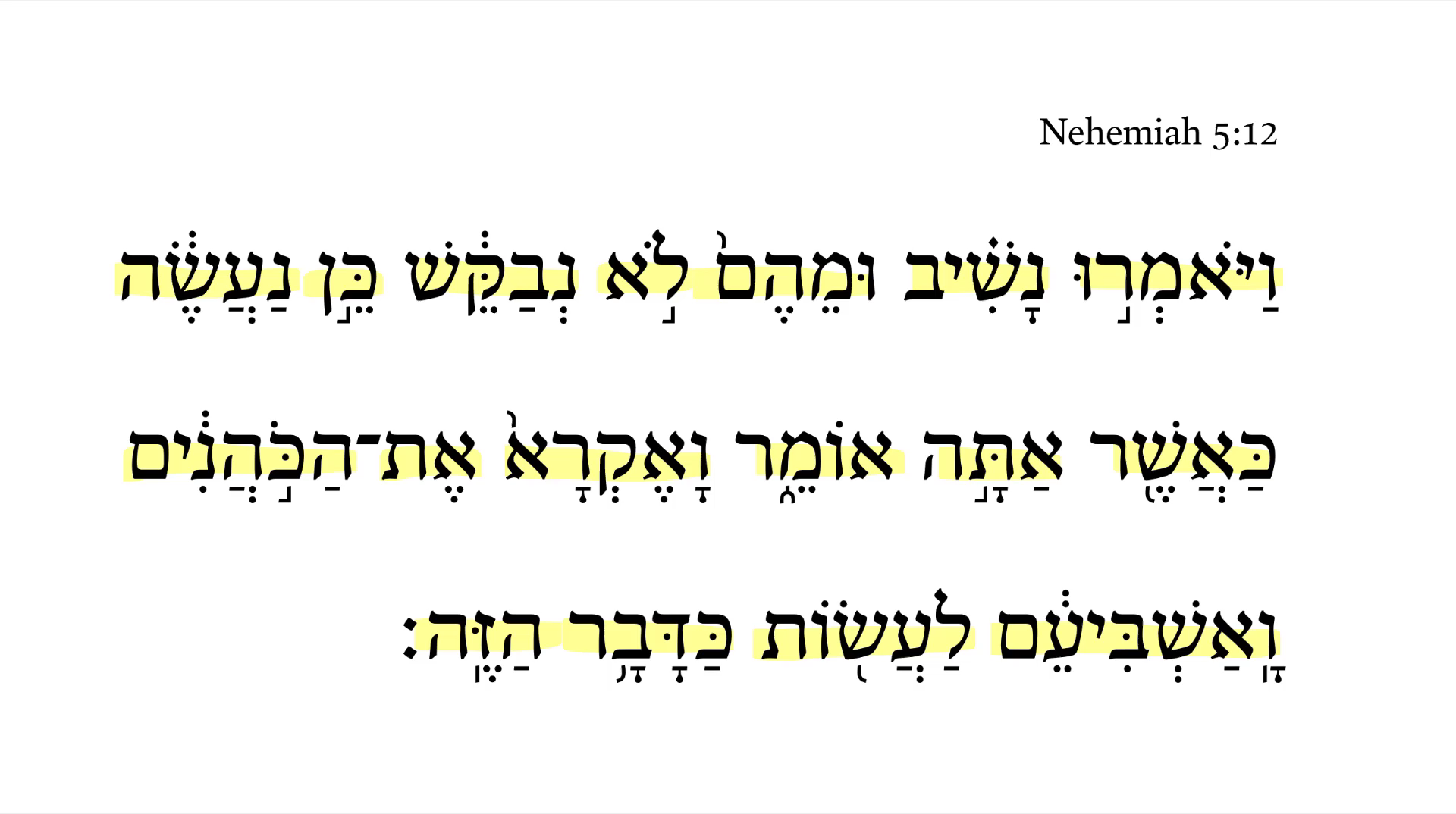 Nehemiah 5:12