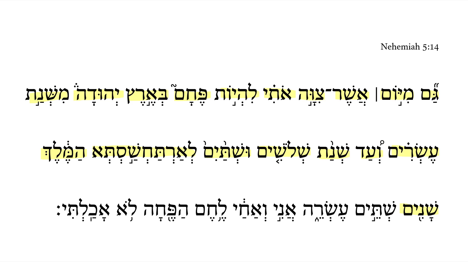 Nehemiah 5:14