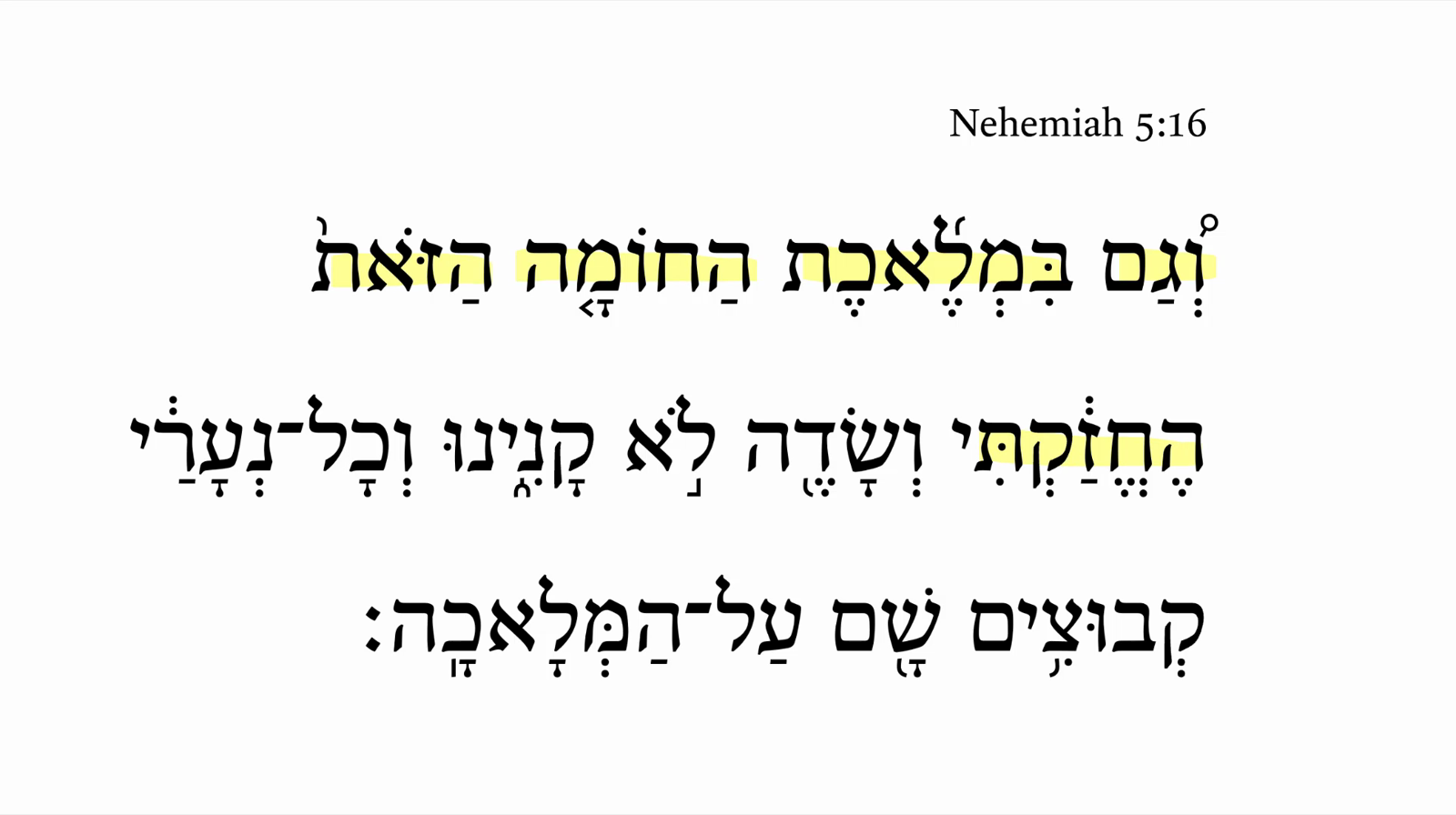 Nehemiah 5:16